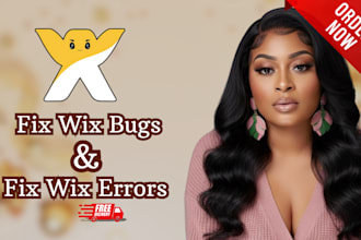 fix wix bugs, errors, mobile issues and broken layouts for wix website