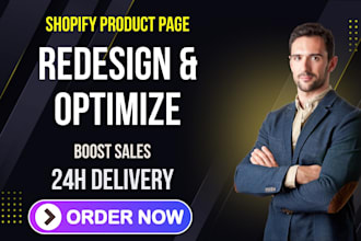 optimize and redesign your shopify product page for more sales