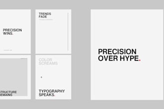 design structured minimalist linkedin carousels for brands