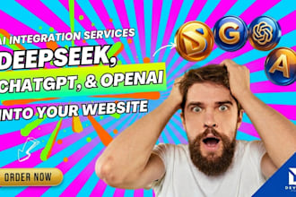 integrate deepseek, chatgpt, claude, and openai into your business website