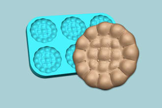design custom silicone and resin molds for 3d printing and slip casting