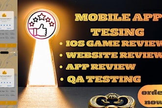 new ios app review app testing website review QA testing game review android app