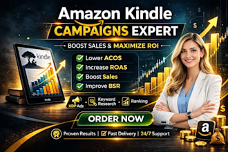 create and manage profitable amazon KDP ads campaigns to boost book sales