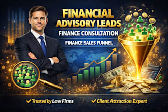 generate financial advisory leads, financial consultation, finance sales funnel