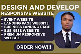 build event website design event ticket website event planning wordpress website