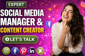 manage your social media, create content, and grow instagram facebook pinterest
