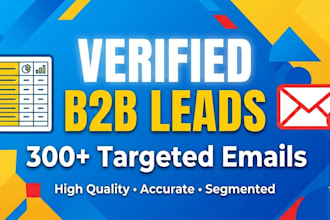 build a targeted b2b lead list and linkedin profiles