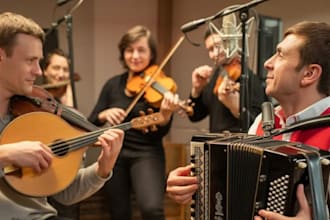 record powerful ukrainian accordion mandolin violin fiddle for your song