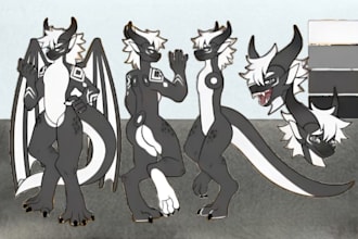 create fursona ref sheet furry reference sheet anthro ref sheet furry ref sheet