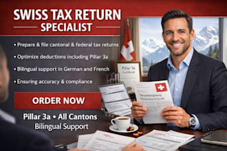 prepare and submit your switzerland tax return expat cantonal with pillar 3a
