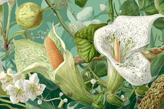 design best botanical illustration