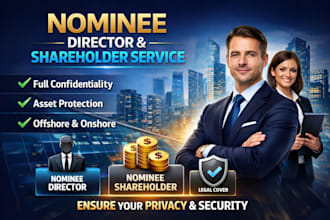 provide nominee director and shareholder service