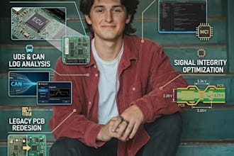 reverse engineer automotive ecu, uds, can logs and redesign pcb