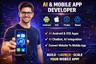 develop ai mobile app, ai integration, android ios mobile app development