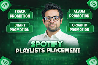pitch your track or album to spotify playlists for organic chart promotion