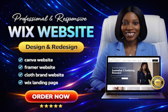 wix website redesign framer cloth brand website canva website wix landing page