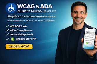 fix and audit ada compliance and wcag compliance issues on your shopify store