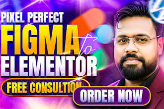 convert figma to wordpress PSD to wordpress or figma to elementor pro