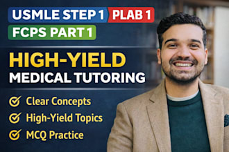 teach usmle step 1, plab 1 and amc cat with high yield concepts