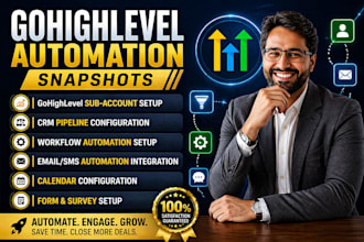 do gohighlevel automation snapshots ghl website snapshot ghl subaccount snapshot