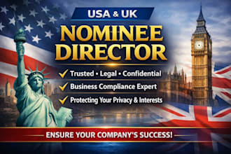 be your nominee director for your business, USA, UK nominee director