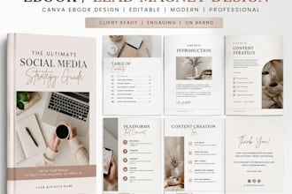 design a professional canva ebook or workbook