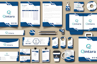 design modern business stationery and brand identity kit