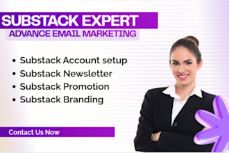 do newsletter substack promotion substack setup substack post substack