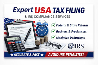 expert USA tax filing and  irs compliance services