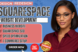 build squarespace website, squarespace redesign, website development squarespace
