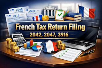 file your french tax return 2042 2047 3916 fast for expats