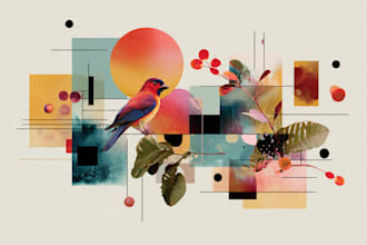 design abstract art,modern,minimal, nature