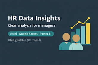 analyse HR data and deliver actionable workforce insights dashboards