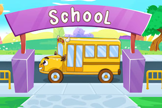 create 2d cartoon animation 2d animation 2d animated music video