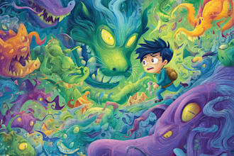 children story book illustration and children story book
