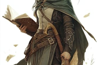 fantasy dnd character illustration