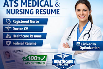 write ats medical nursing biotech surgeon role healthcare resume CV cover letter