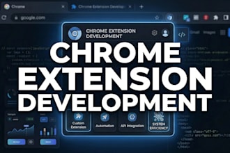 develop custom chrome extensions