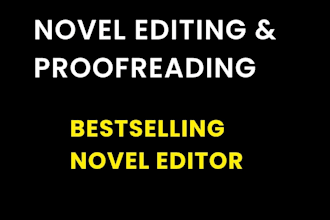 do novel editing and proofreading, novel proofreading services