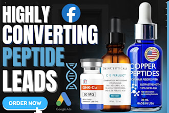generate youtube ads for peptide, anti aging brands and wellness clinics