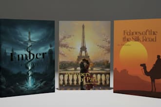 make stunning amazon KDP ebook and paperback bookcover