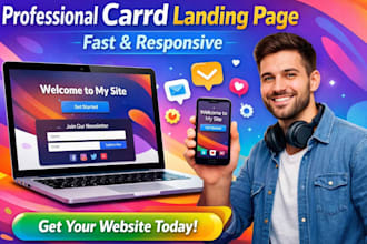 design a professional carrd website