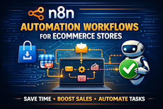 build n8n automation workflows for ecommerce stores