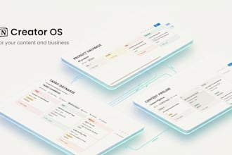 build a professional notion creator os for your content and business