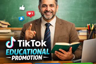 promote your book or brand service or academy on my tiktok