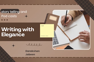 help writing for educational and storytelling content