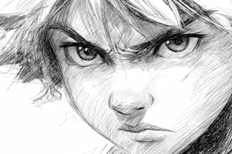 sketch you anime sketch art