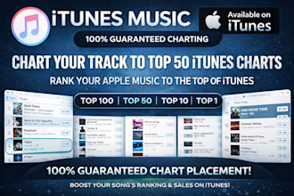 chart your apple music to top 50 on apple music chart immediately