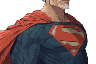 superhero character for comics