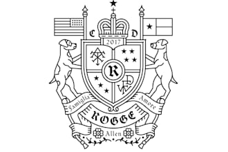 design a custom family crest and coat of arms logo